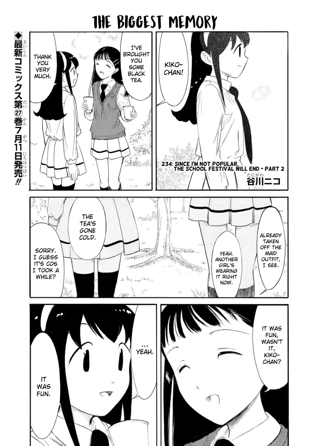 It's Not My Fault That I'm Not Popular! Chapter 234.1 page 1