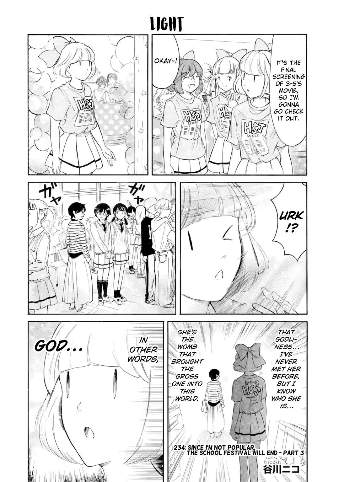 It's Not My Fault That I'm Not Popular! Chapter 234.3 page 1