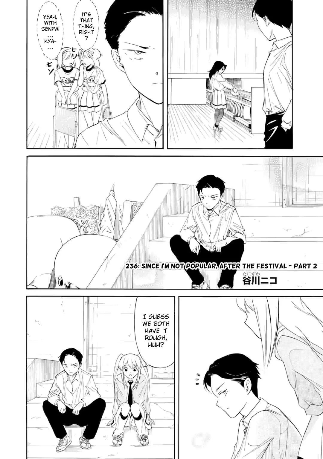 It's Not My Fault That I'm Not Popular! Chapter 236.1 page 1