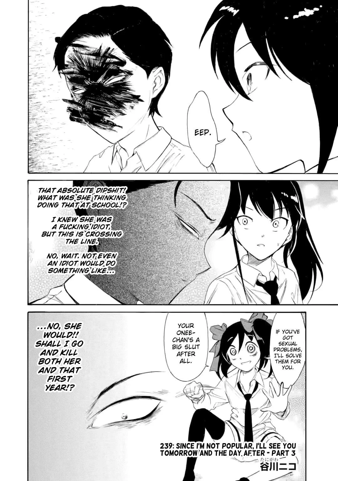 It's Not My Fault That I'm Not Popular! Chapter 239.2 page 1