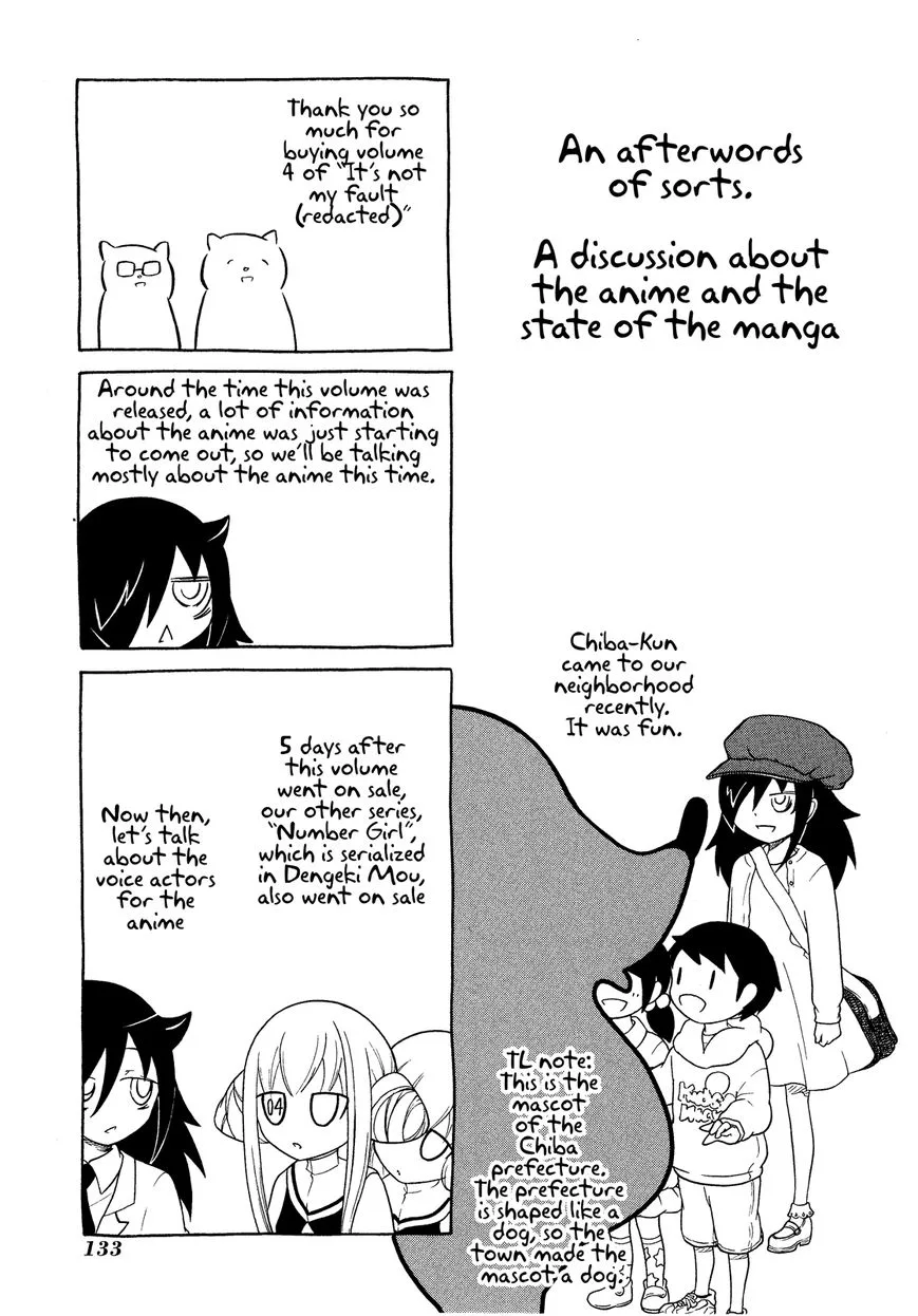It's Not My Fault That I'm Not Popular! Chapter 36.5 page 1
