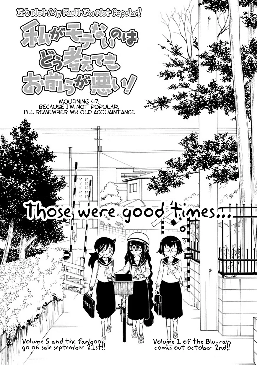 It's Not My Fault That I'm Not Popular! Chapter 47 page 1