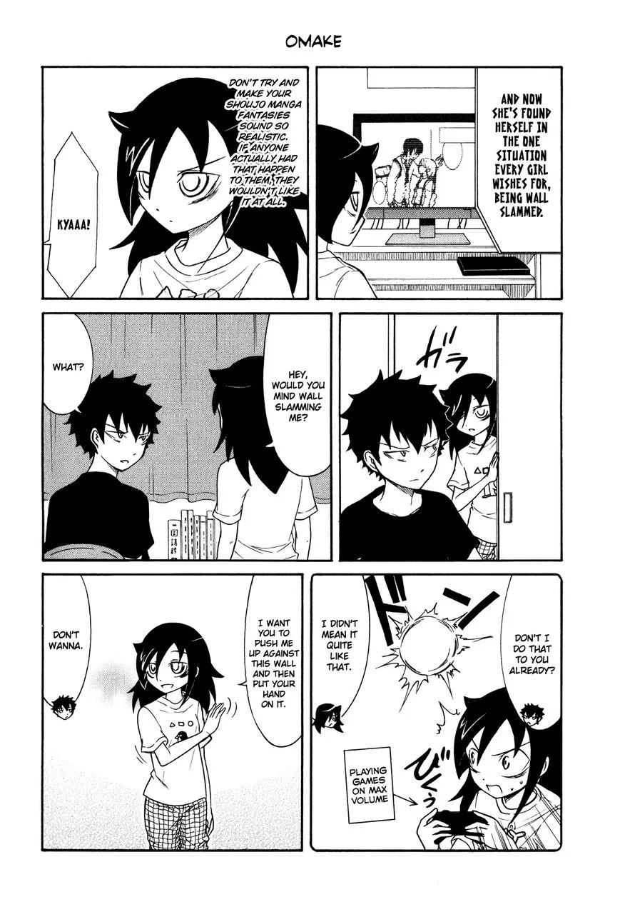 It's Not My Fault That I'm Not Popular! Chapter 67.5 page 1