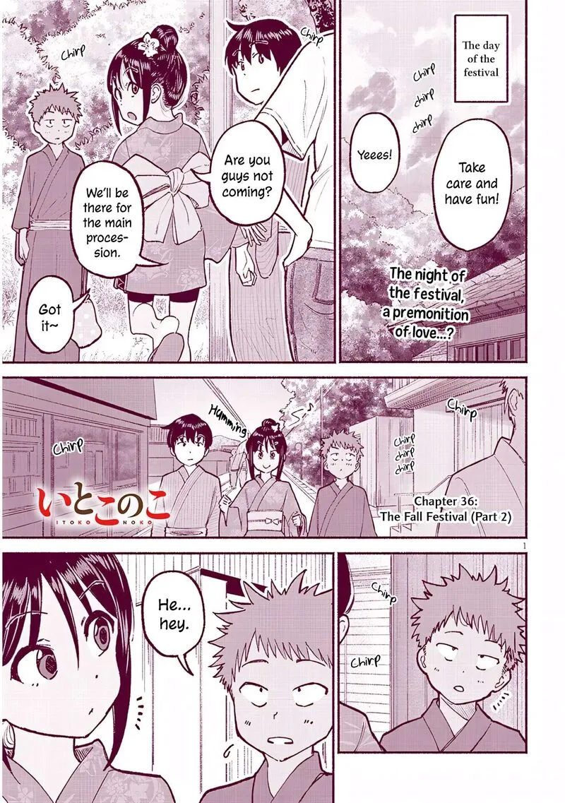 Itoko no Ko Chapter 36 page 1