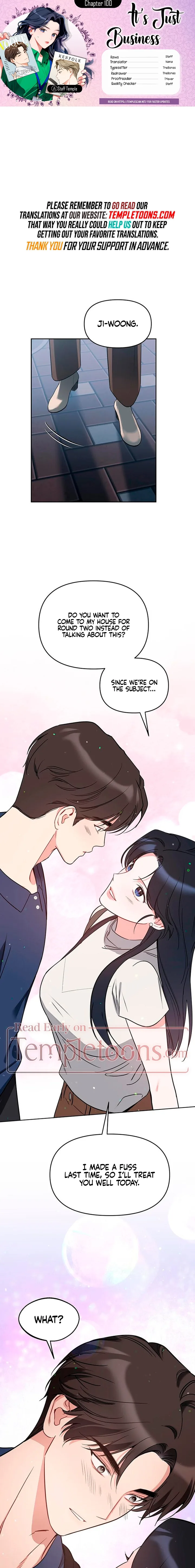 It’s Just Business Chapter 100 page 1