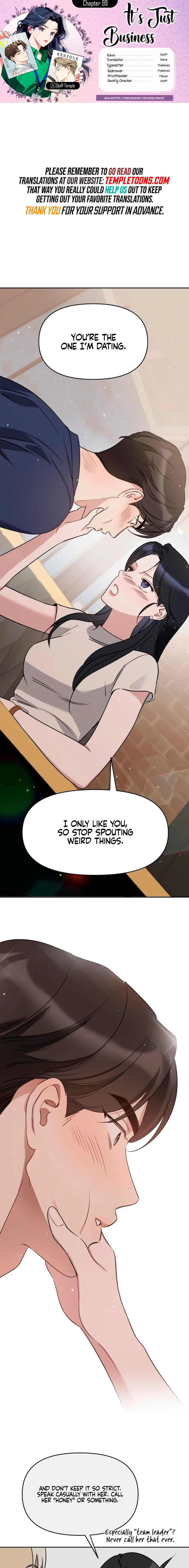 It’s Just Business Chapter 99 page 1