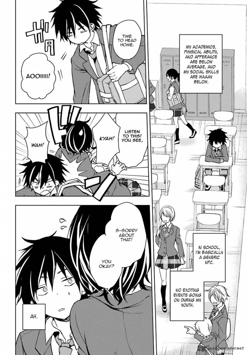 JAKU-CHARA TOMOZAKI-KUN Chapter 1 page 4