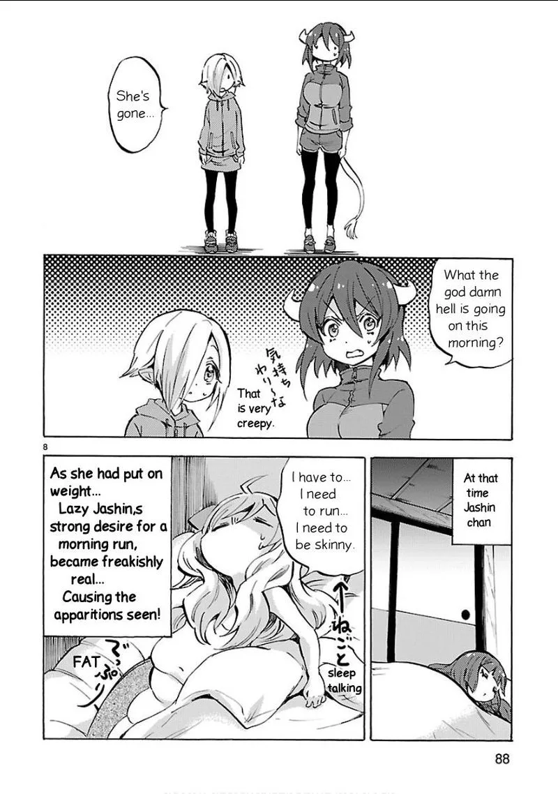 Jashin-chan Dropkick Chapter 128 page 8