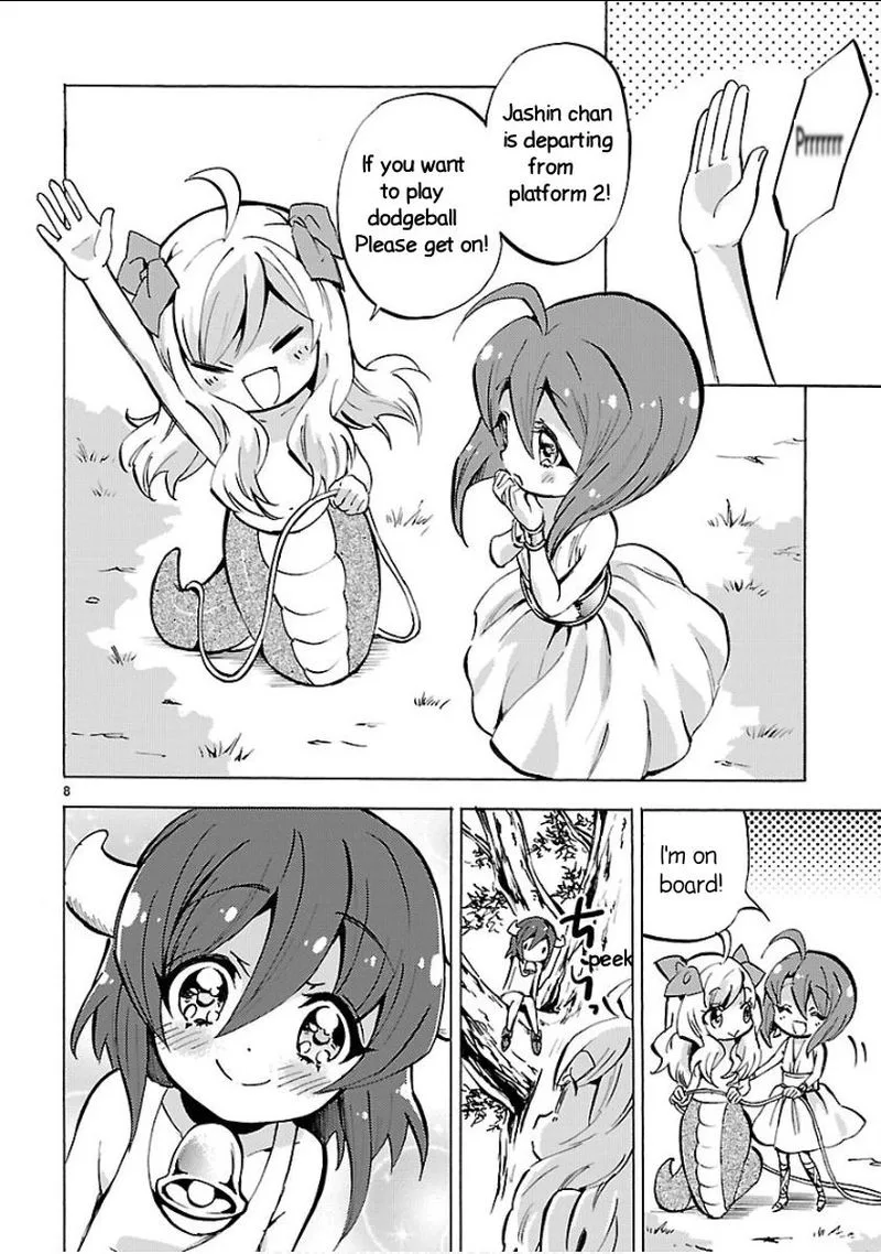 Jashin-chan Dropkick Chapter 129 page 8