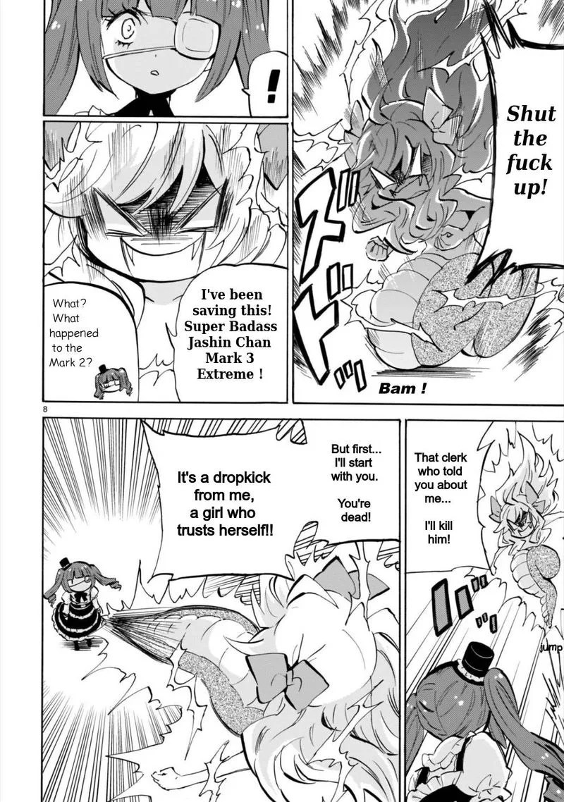 Jashin-chan Dropkick Chapter 175 page 8