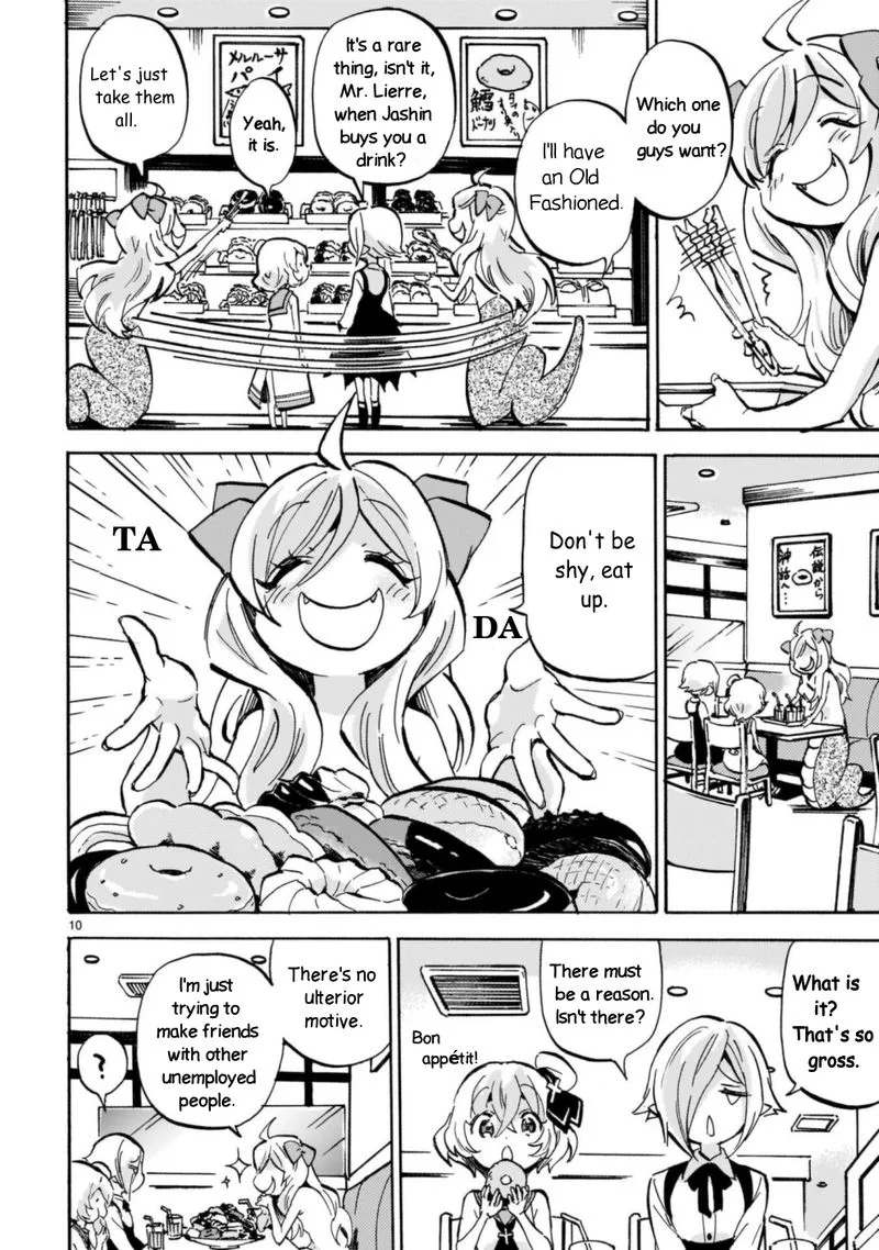 Jashin-chan Dropkick Chapter 195 page 10