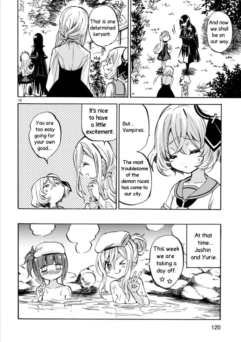 Jashin-chan Dropkick Chapter 206 page 10