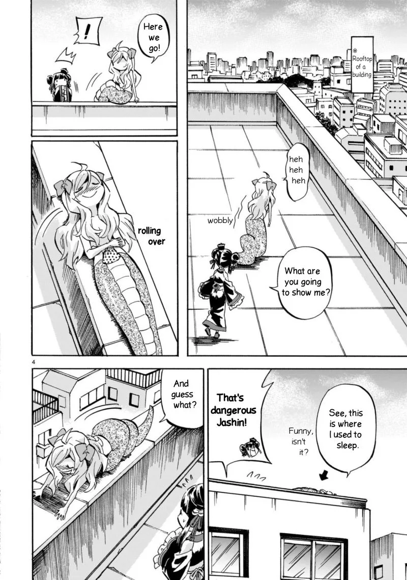 Jashin-chan Dropkick Chapter 208 page 4