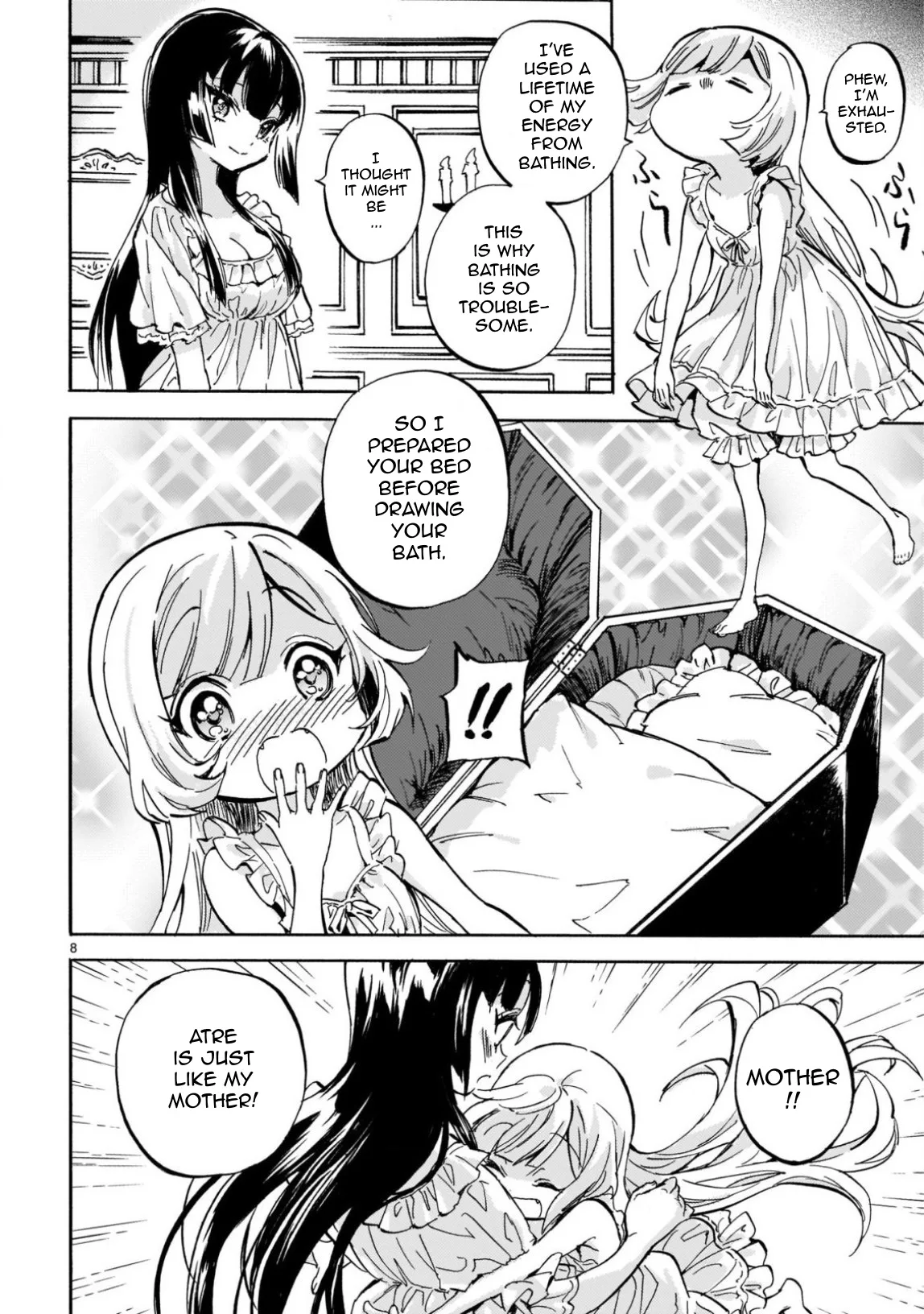 Jashin-chan Dropkick Chapter 215 page 8