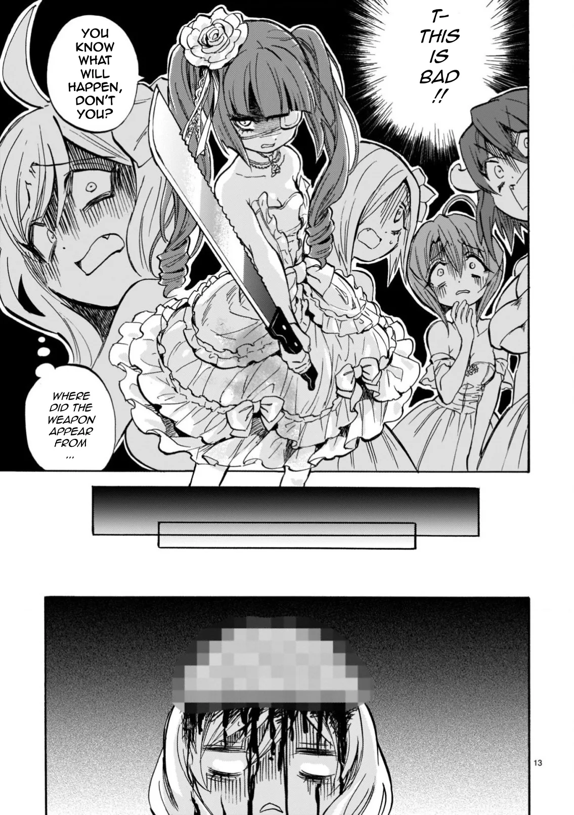 Jashin-chan Dropkick Chapter 217 page 14
