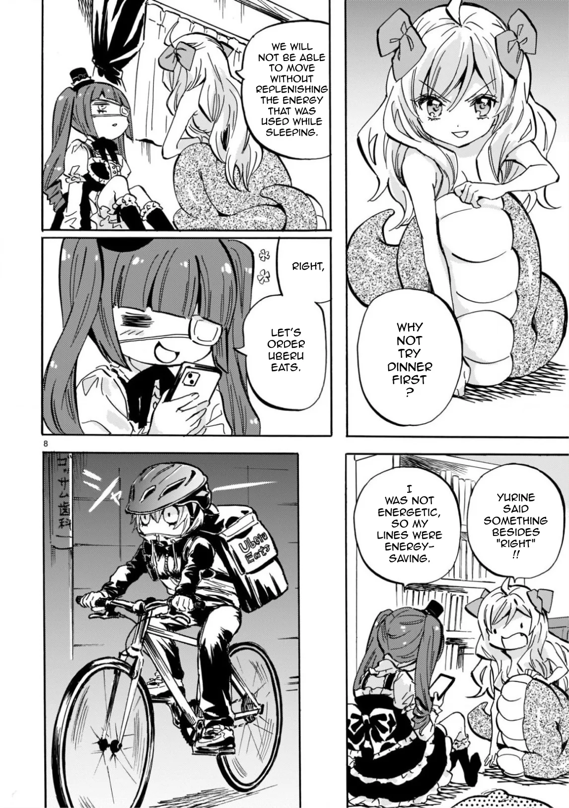 Jashin-chan Dropkick Chapter 221 page 8