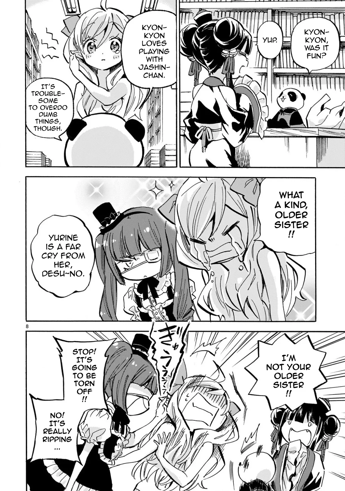 Jashin-chan Dropkick Chapter 222 page 8