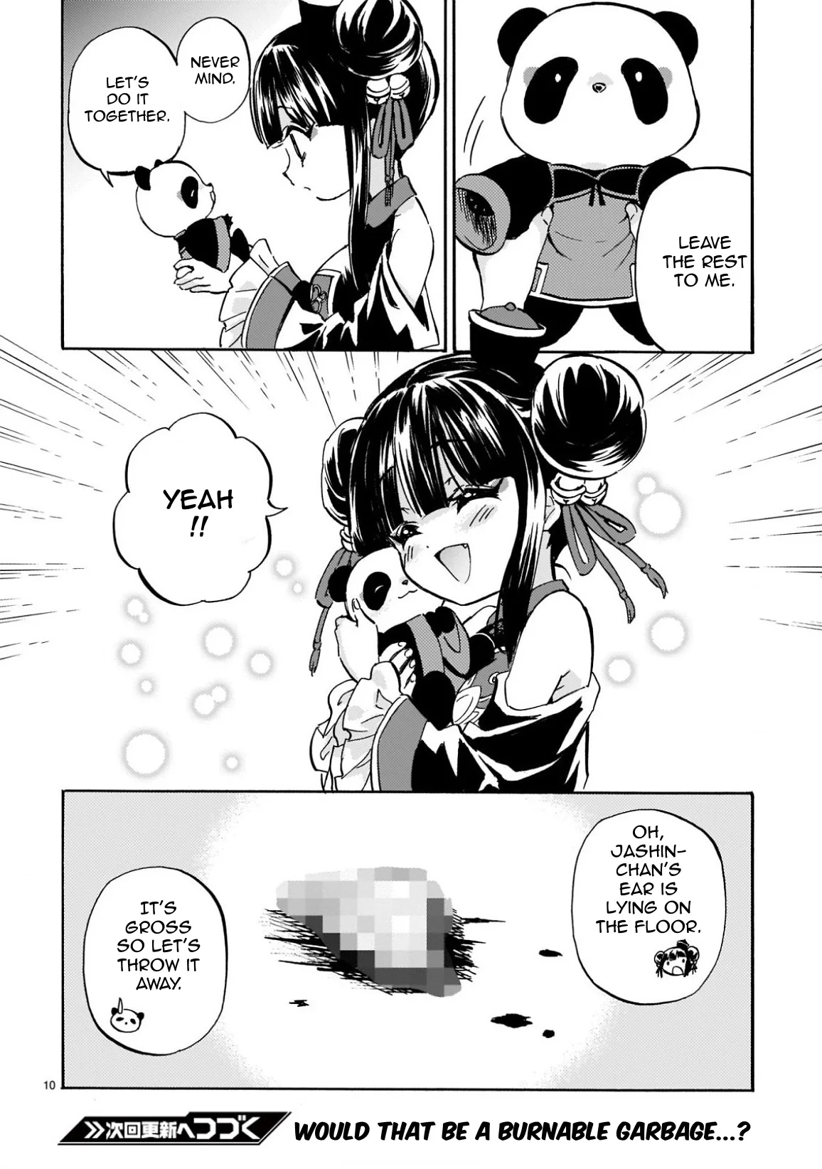 Jashin-chan Dropkick Chapter 222 page 10
