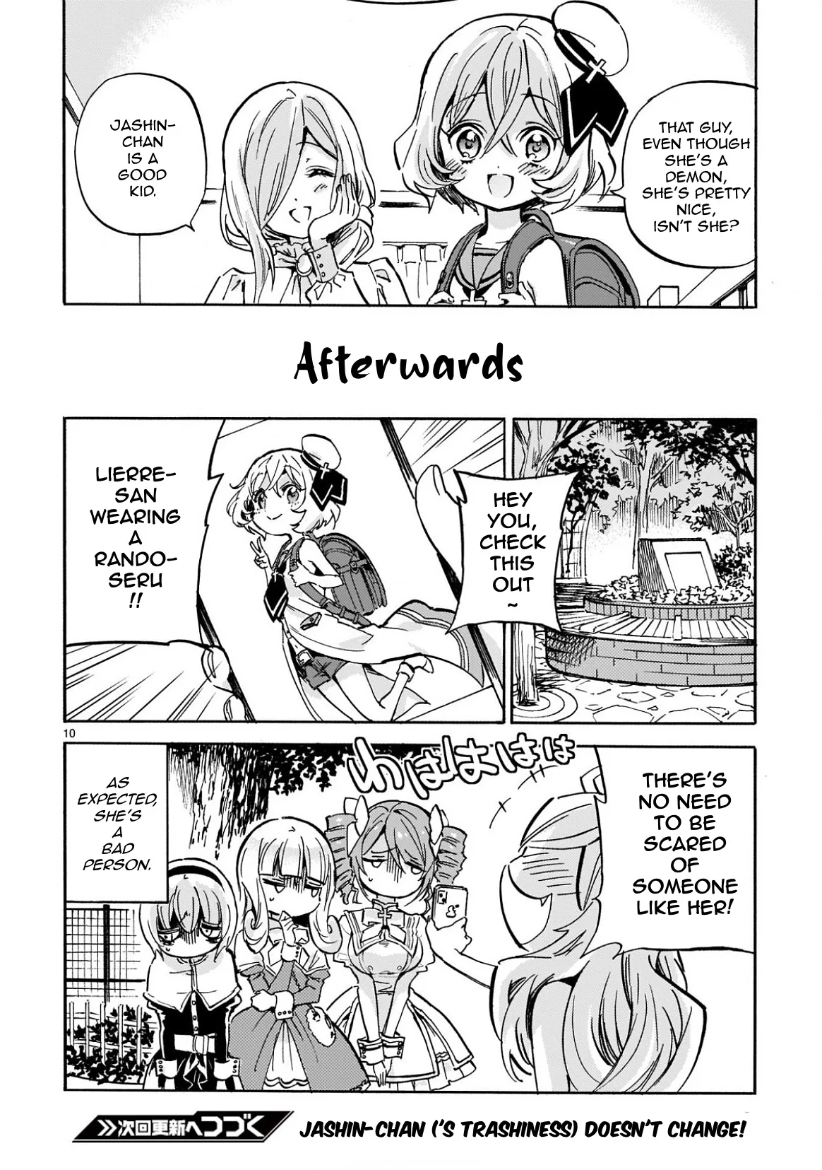 Jashin-chan Dropkick Chapter 223 page 10