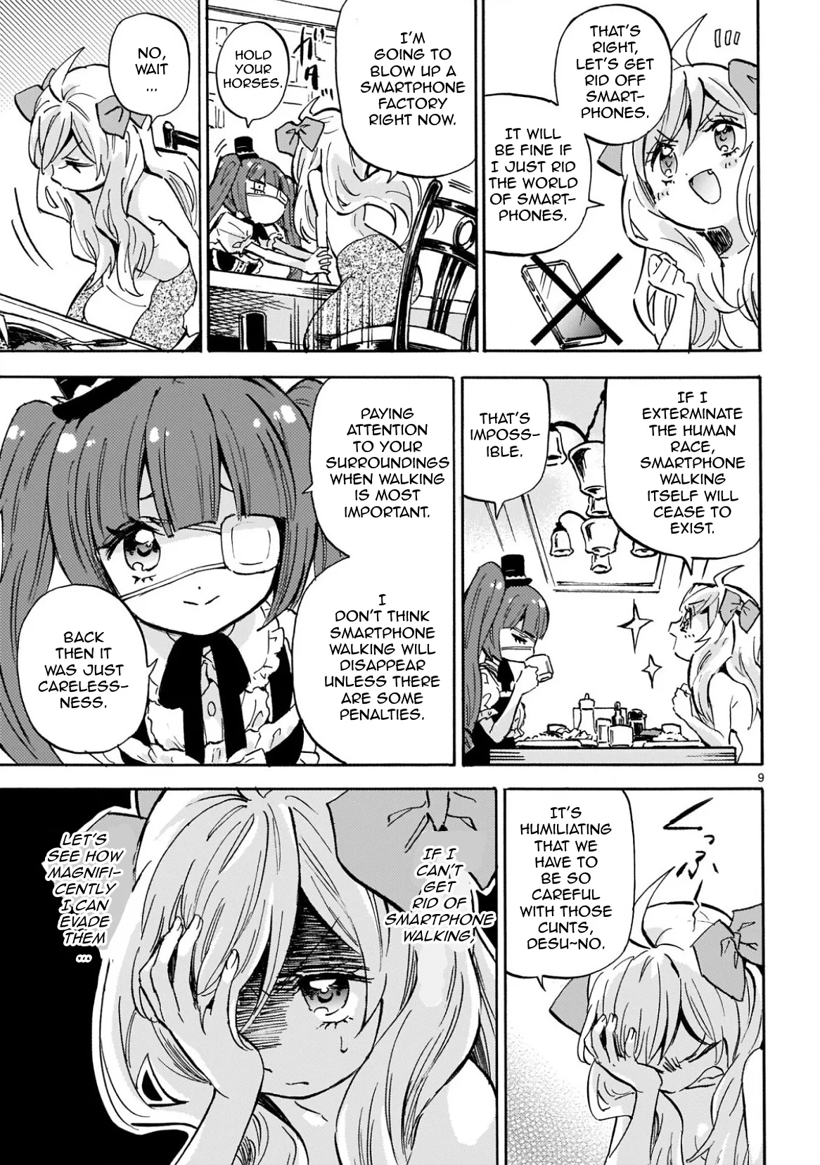 Jashin-chan Dropkick Chapter 224 page 9