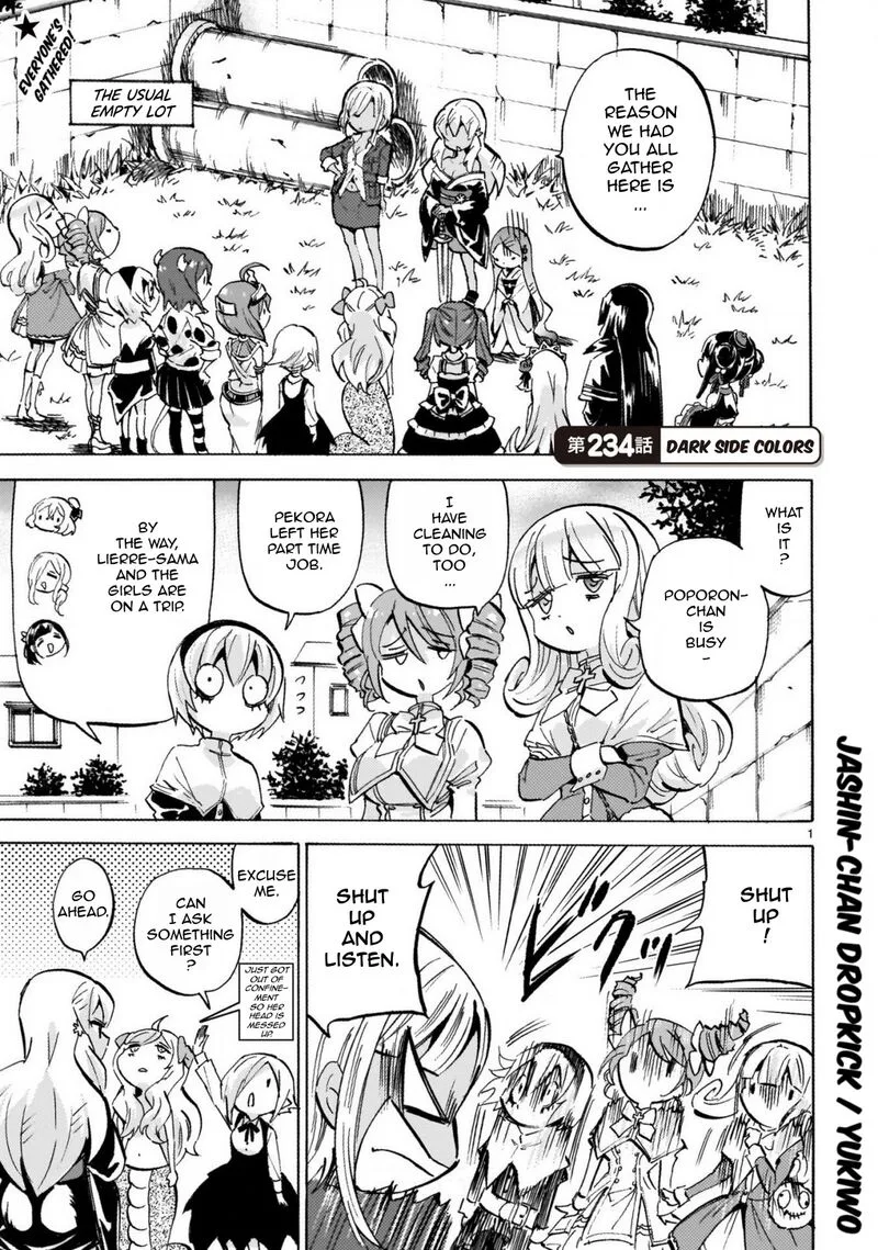 Jashin-chan Dropkick Chapter 239 page 1