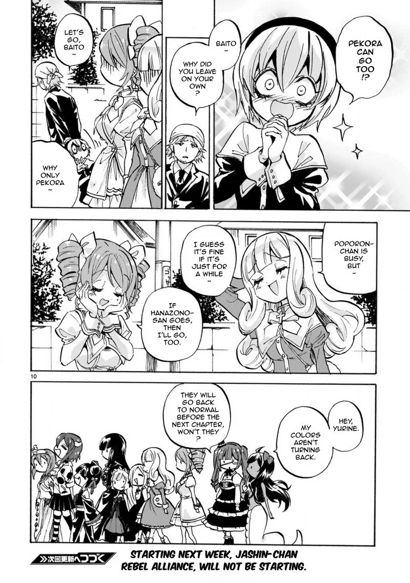 Jashin-chan Dropkick Chapter 239 page 10