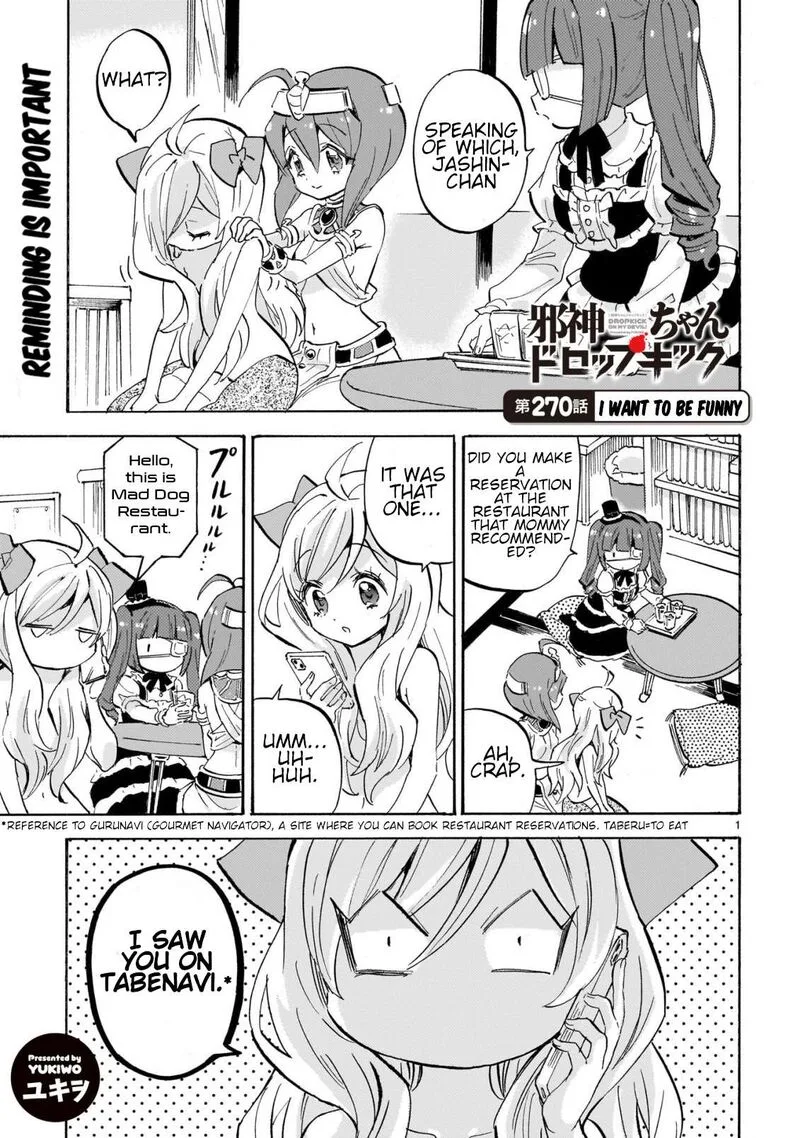 Jashin-chan Dropkick Chapter 275 page 1
