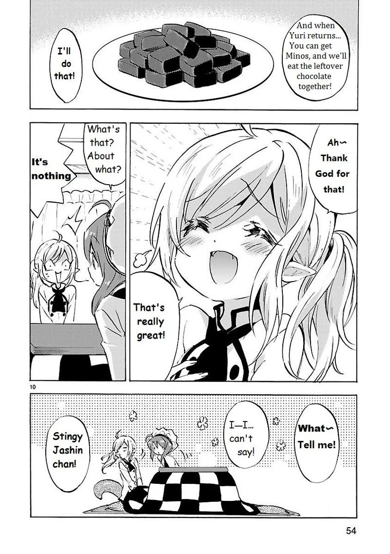 Jashin-chan Dropkick Chapter 89 page 10