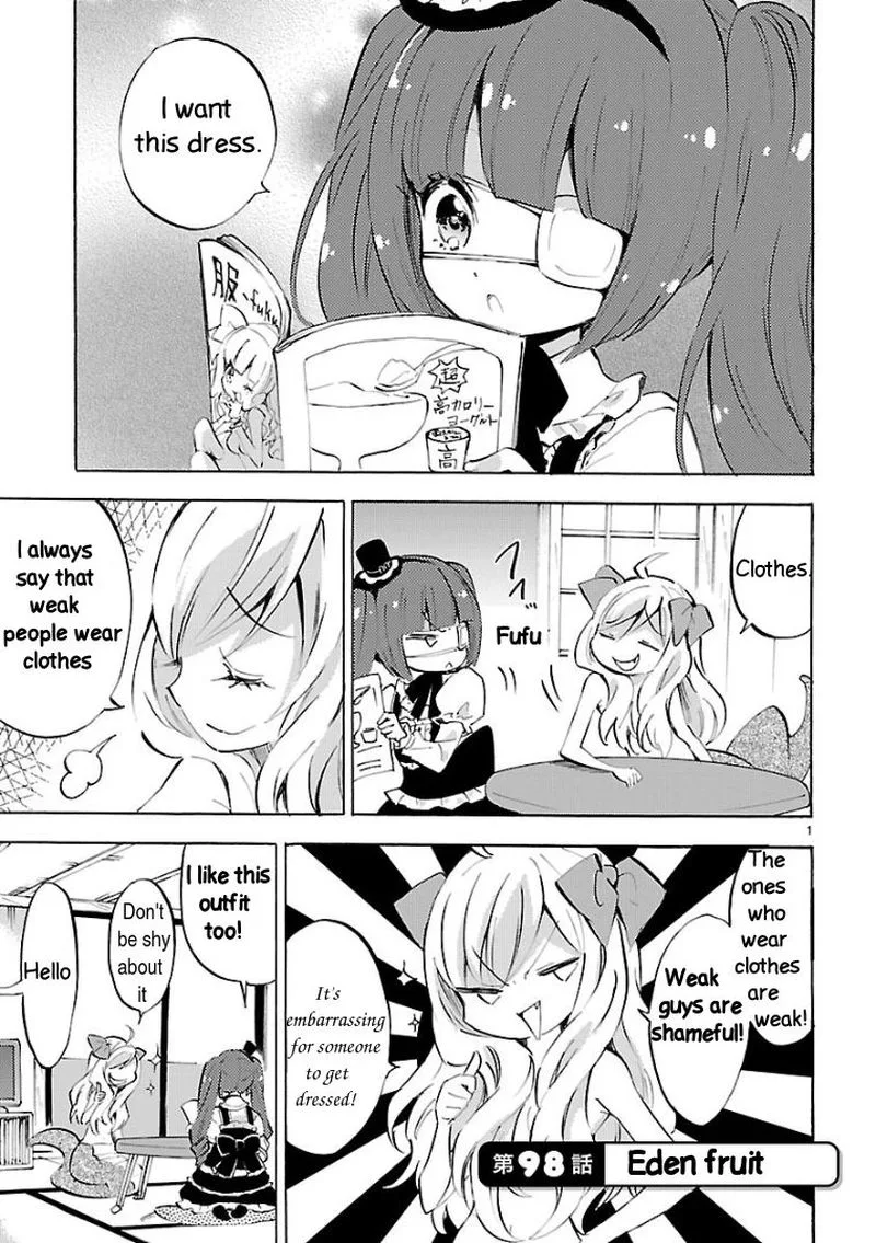 Jashin-chan Dropkick Chapter 98 page 1