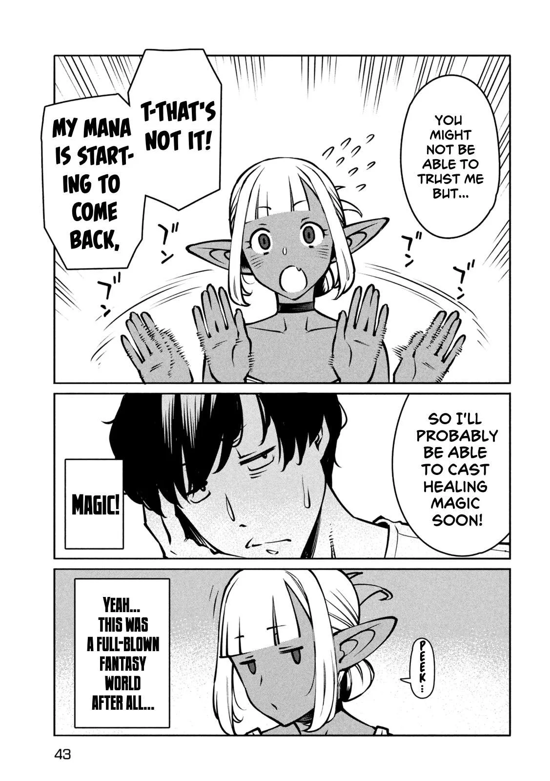 Jashin no Mago - Dark Elf Shimai to Sugosu Isekai Hikikomori Seikatsu Chapter 1 page 34