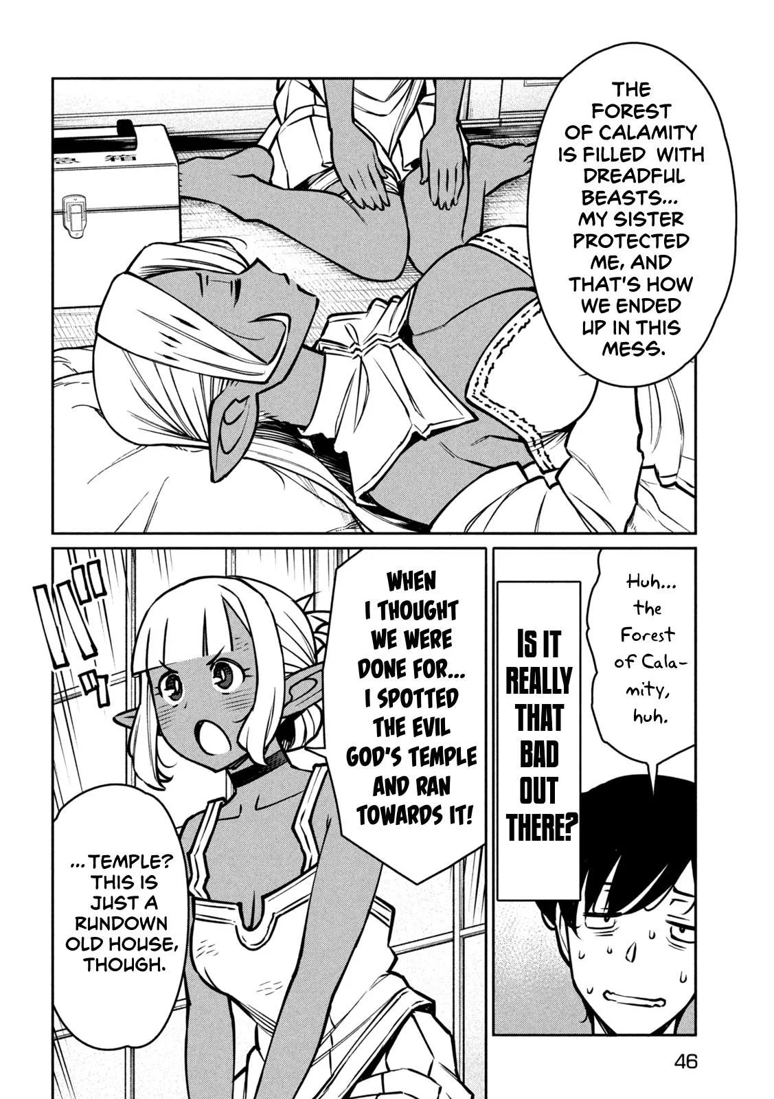 Jashin no Mago - Dark Elf Shimai to Sugosu Isekai Hikikomori Seikatsu Chapter 1 page 37