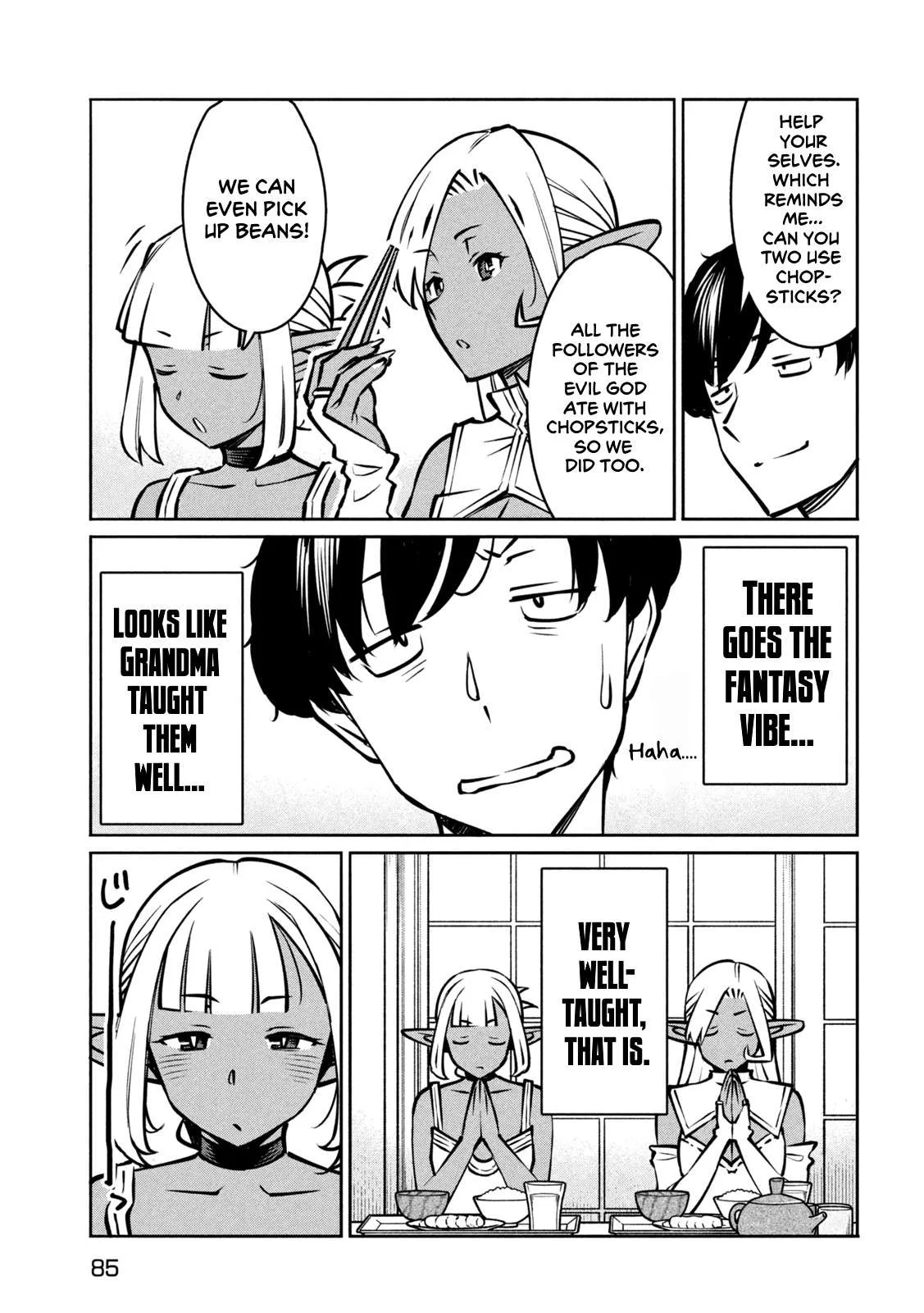 Jashin no Mago - Dark Elf Shimai to Sugosu Isekai Hikikomori Seikatsu Chapter 2 page 11