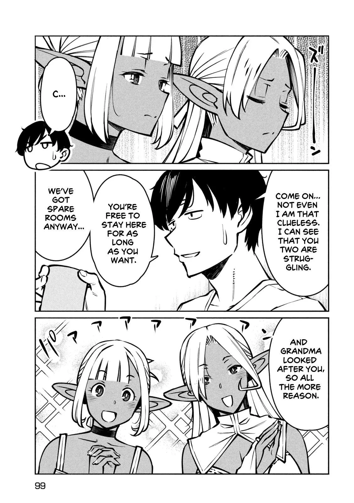 Jashin no Mago - Dark Elf Shimai to Sugosu Isekai Hikikomori Seikatsu Chapter 2 page 25