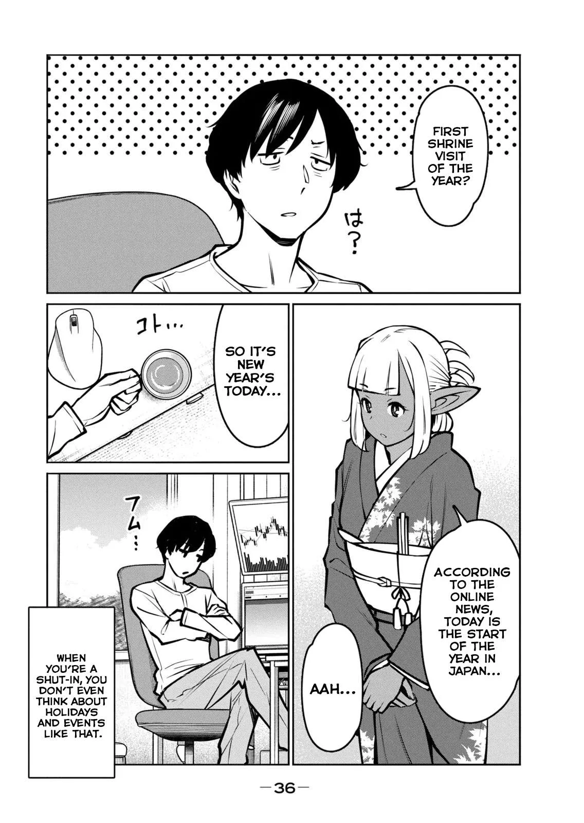 Jashin no Mago - Dark Elf Shimai to Sugosu Isekai Hikikomori Seikatsu Chapter 6 page 2