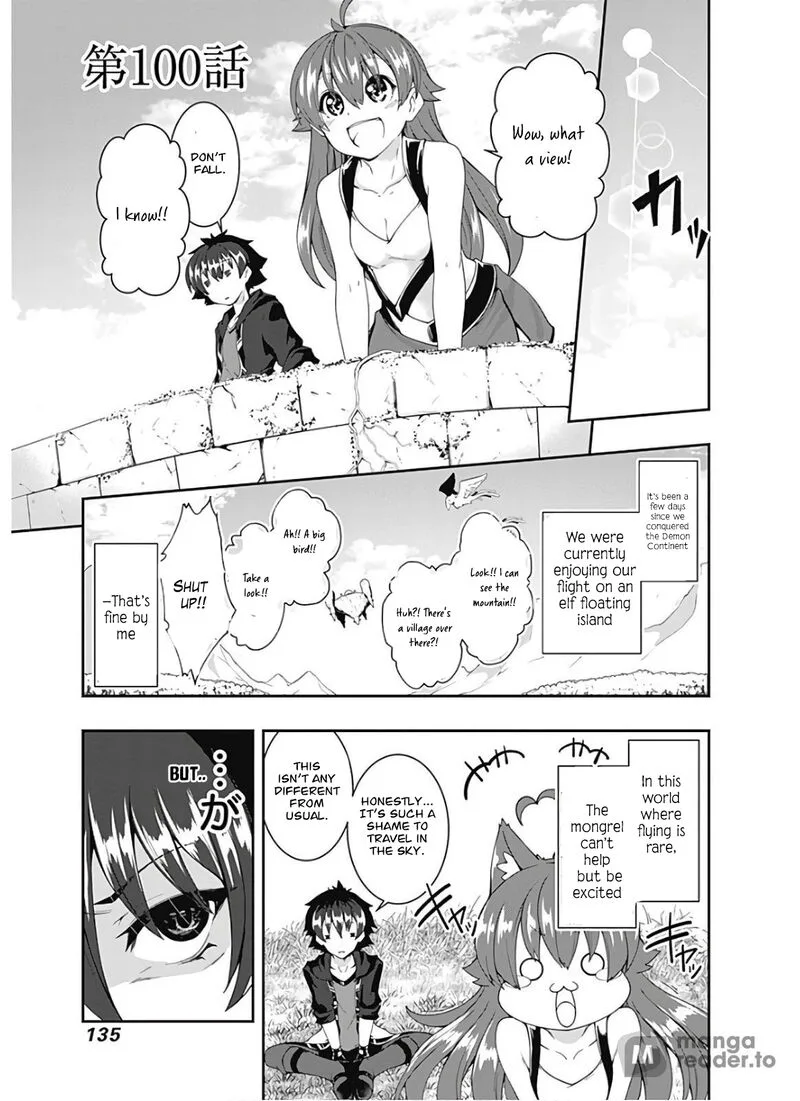 Jichou shinai Motoyuusha no Tsuyokute Tanoshii New Game Chapter 100 page 1