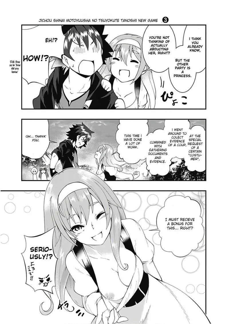Jichou shinai Motoyuusha no Tsuyokute Tanoshii New Game Chapter 34 page 11