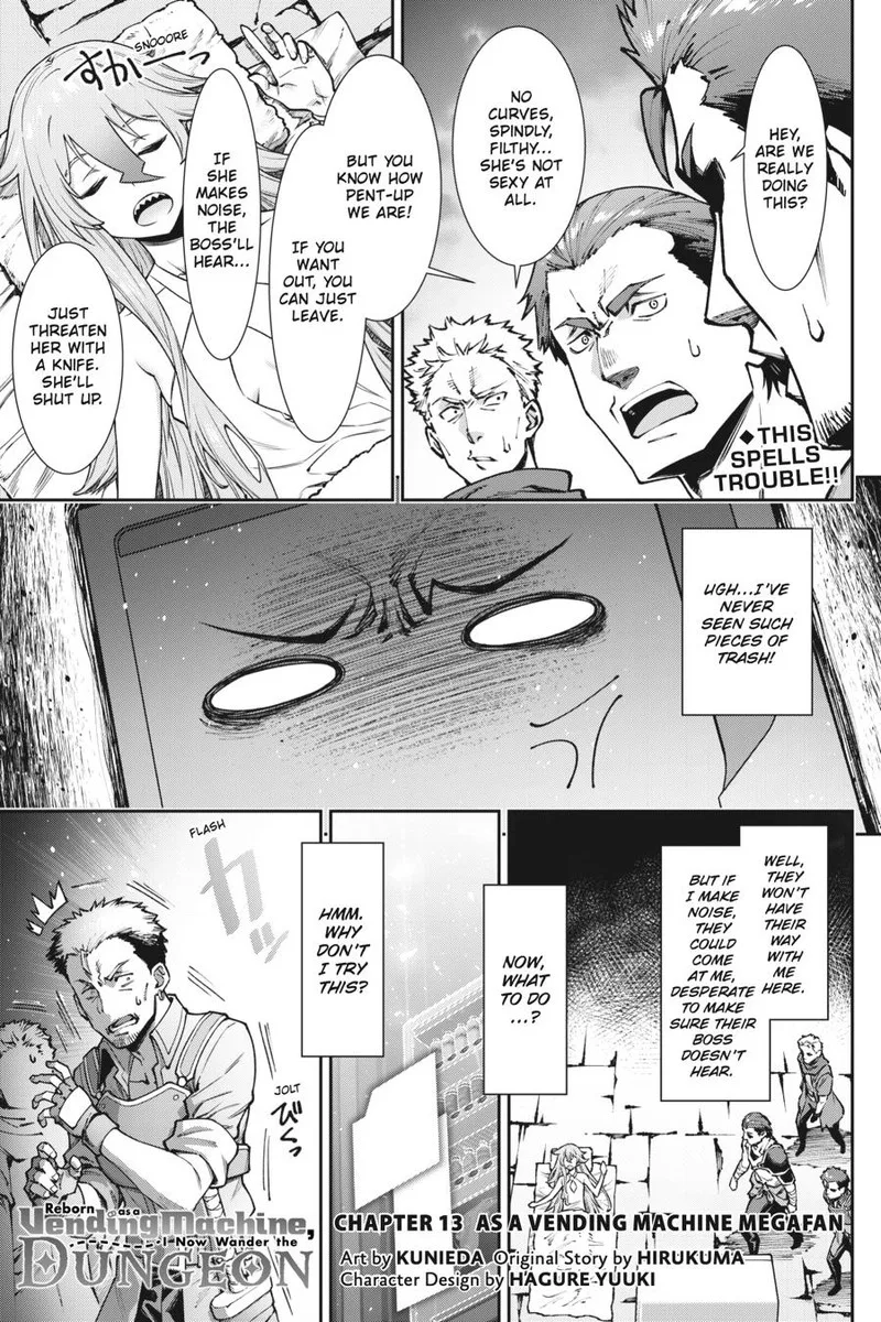 Jidou Hanbaiki ni Umarekawatta Ore wa Meikyuu wo Samayou Chapter 13 page 2