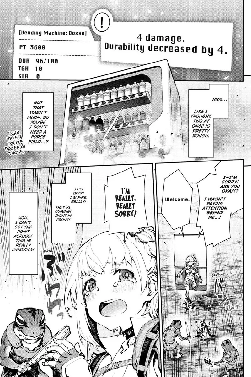 Jidou Hanbaiki ni Umarekawatta Ore wa Meikyuu wo Samayou Chapter 4 page 20