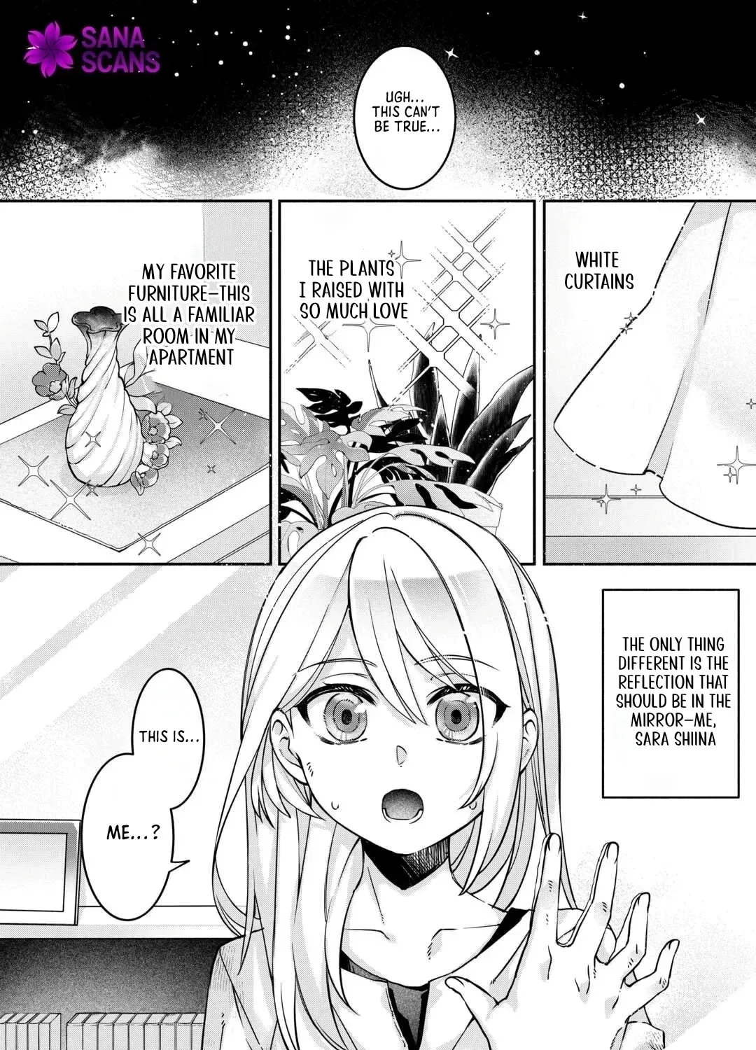 Jitaku Apato Ittou to Tomoni Isekai e: Sagesuma Rete ita Reijou ni Tensei (?) Shimashitaga, Jiyuu ni Ikiru Koto ni Shimashita Chapter 1 page 1