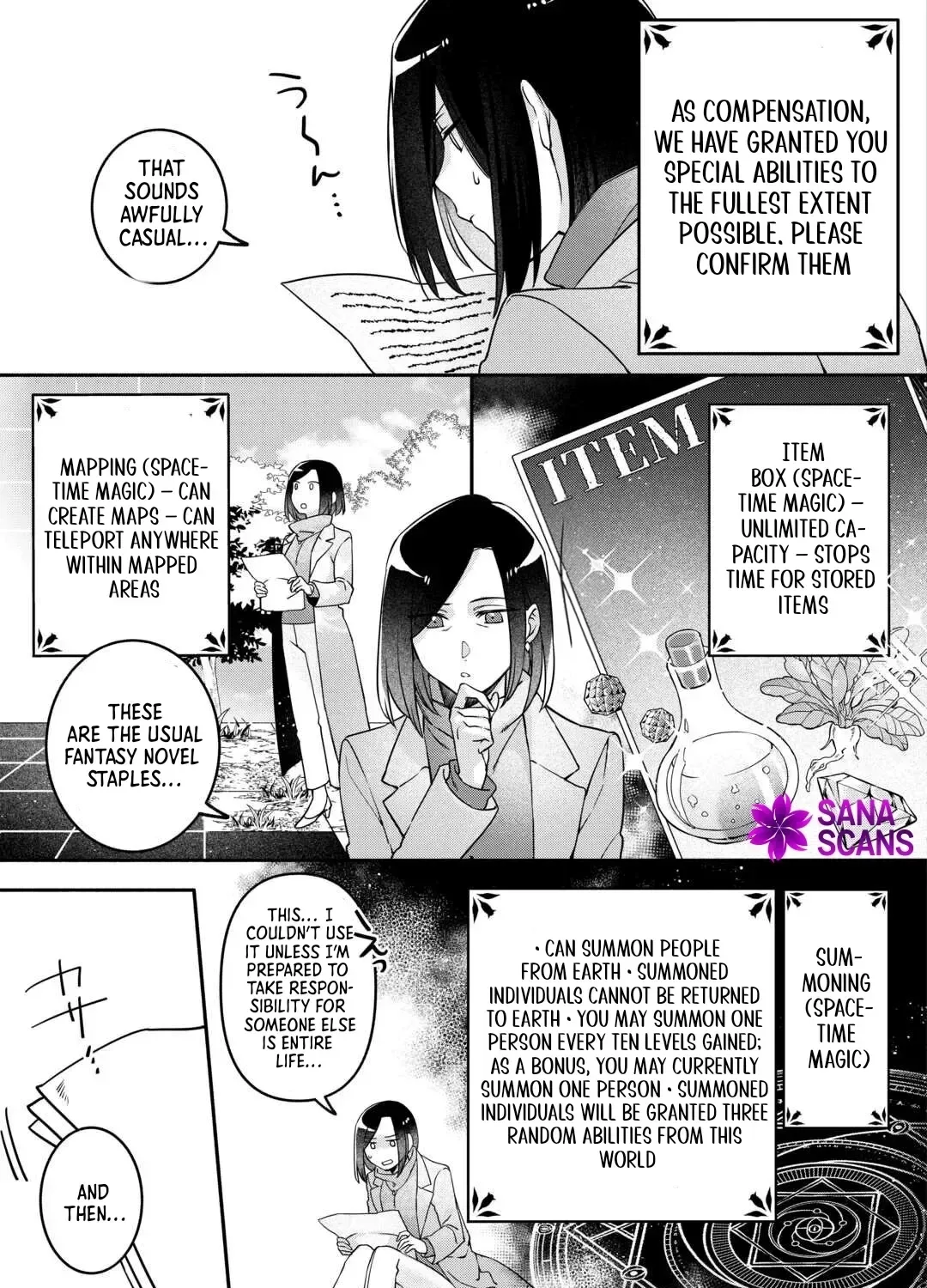 Jitaku Apato Ittou to Tomoni Isekai e: Sagesuma Rete ita Reijou ni Tensei (?) Shimashitaga, Jiyuu ni Ikiru Koto ni Shimashita Chapter 1 page 21