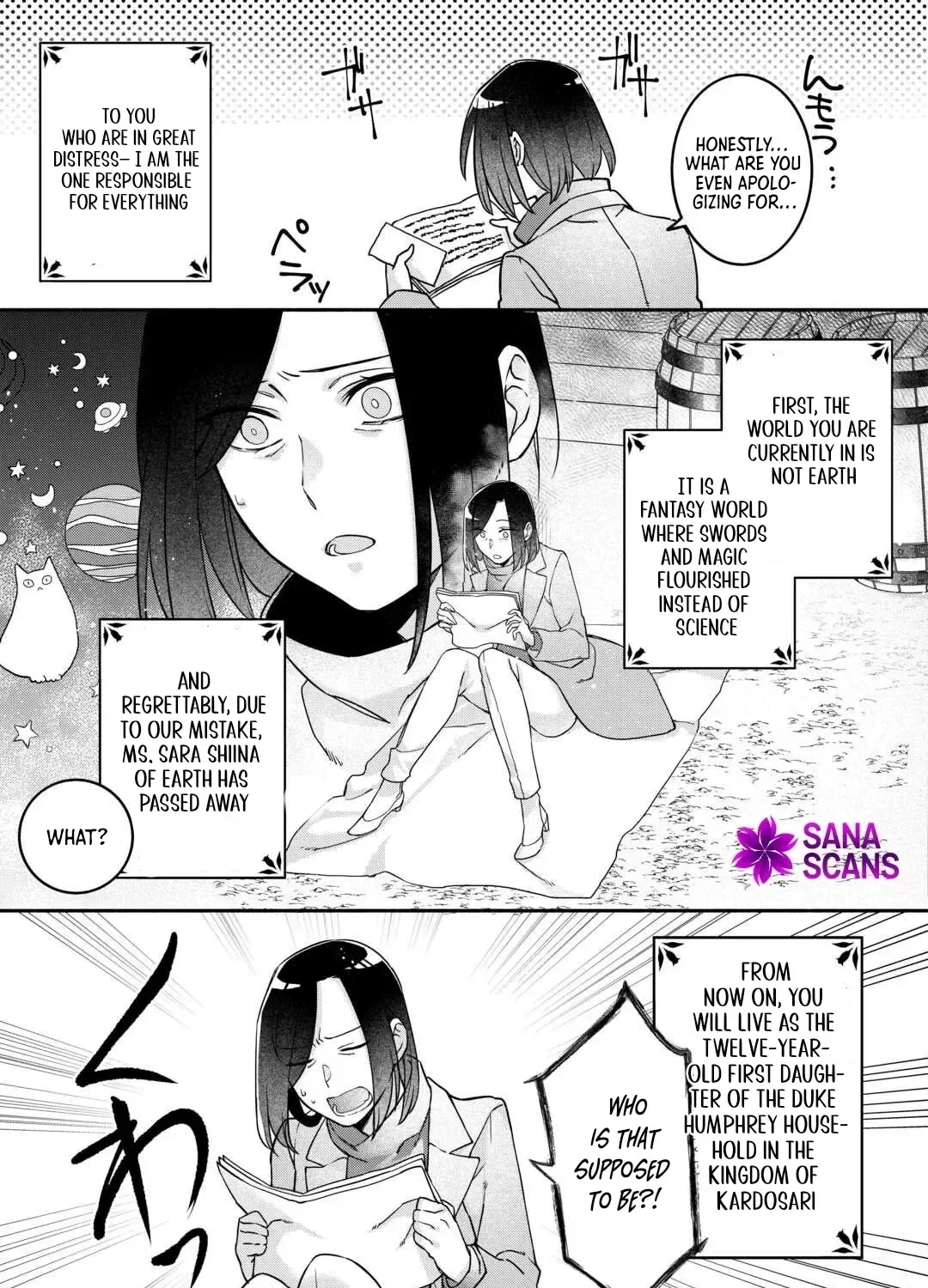 Jitaku Apato Ittou to Tomoni Isekai e: Sagesuma Rete ita Reijou ni Tensei (?) Shimashitaga, Jiyuu ni Ikiru Koto ni Shimashita Chapter 1 page 13