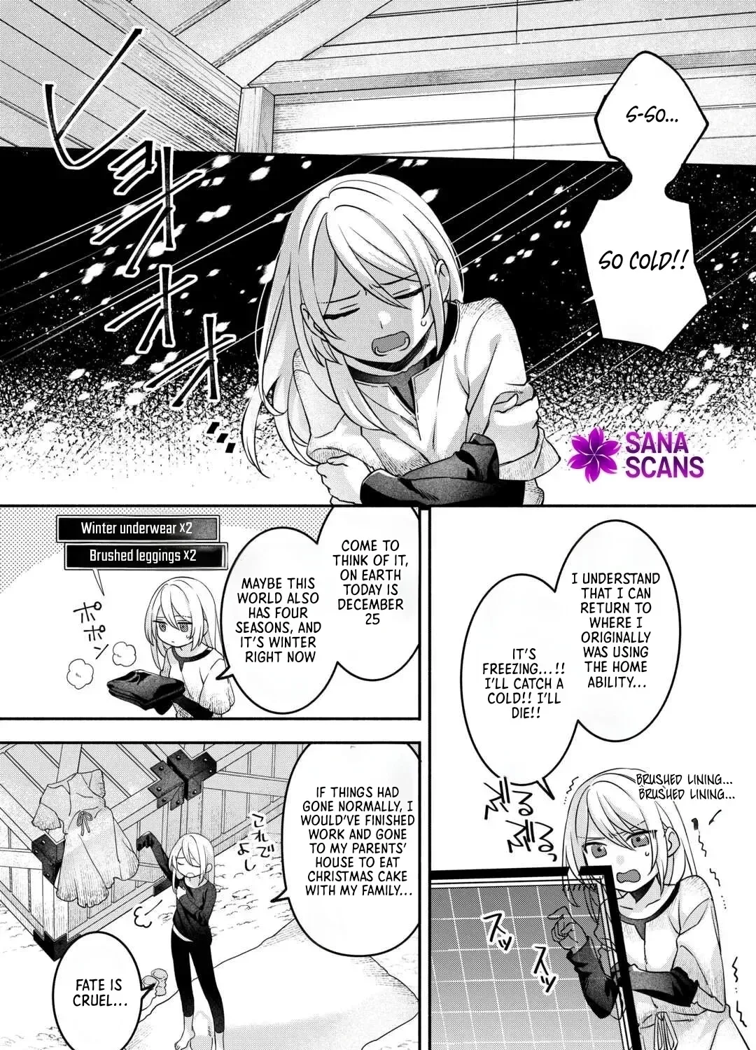 Jitaku Apato Ittou to Tomoni Isekai e: Sagesuma Rete ita Reijou ni Tensei (?) Shimashitaga, Jiyuu ni Ikiru Koto ni Shimashita Chapter 1 page 55