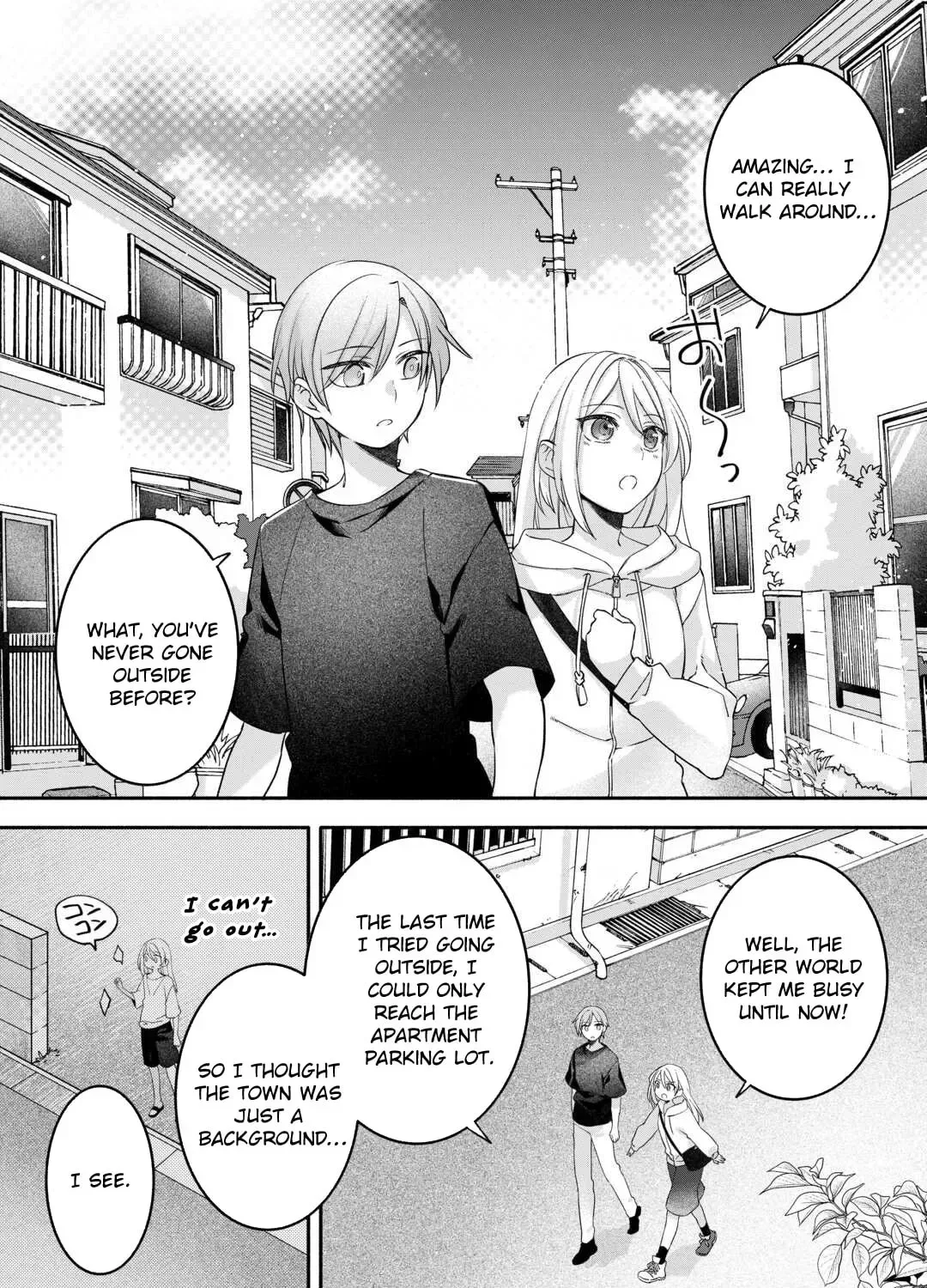 Jitaku Apato Ittou to Tomoni Isekai e: Sagesuma Rete ita Reijou ni Tensei (?) Shimashitaga, Jiyuu ni Ikiru Koto ni Shimashita Chapter 6 page 3