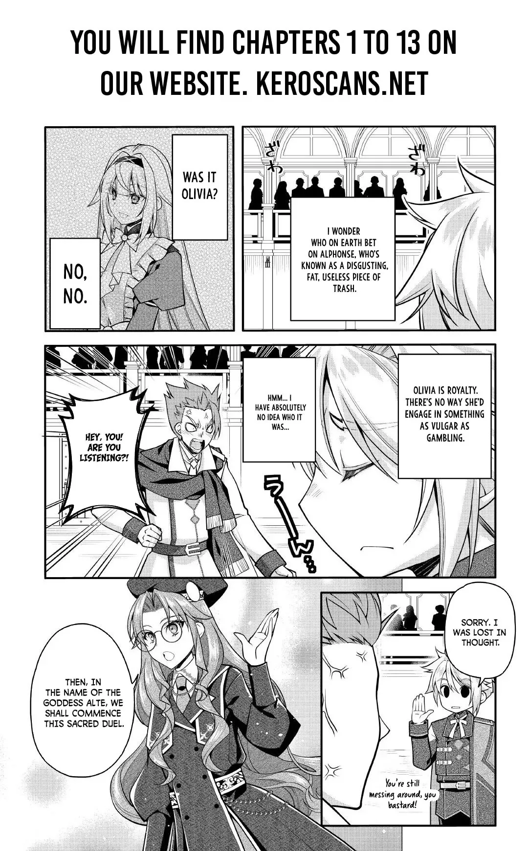 Joban de Bokorareru Kuzu Akuyaku Kizoku ni Tensei Shita Ore, Shinitakunakute Tsuyoku Nattara Shujinkou ni Kiraremashita Chapter 11.1 page 4