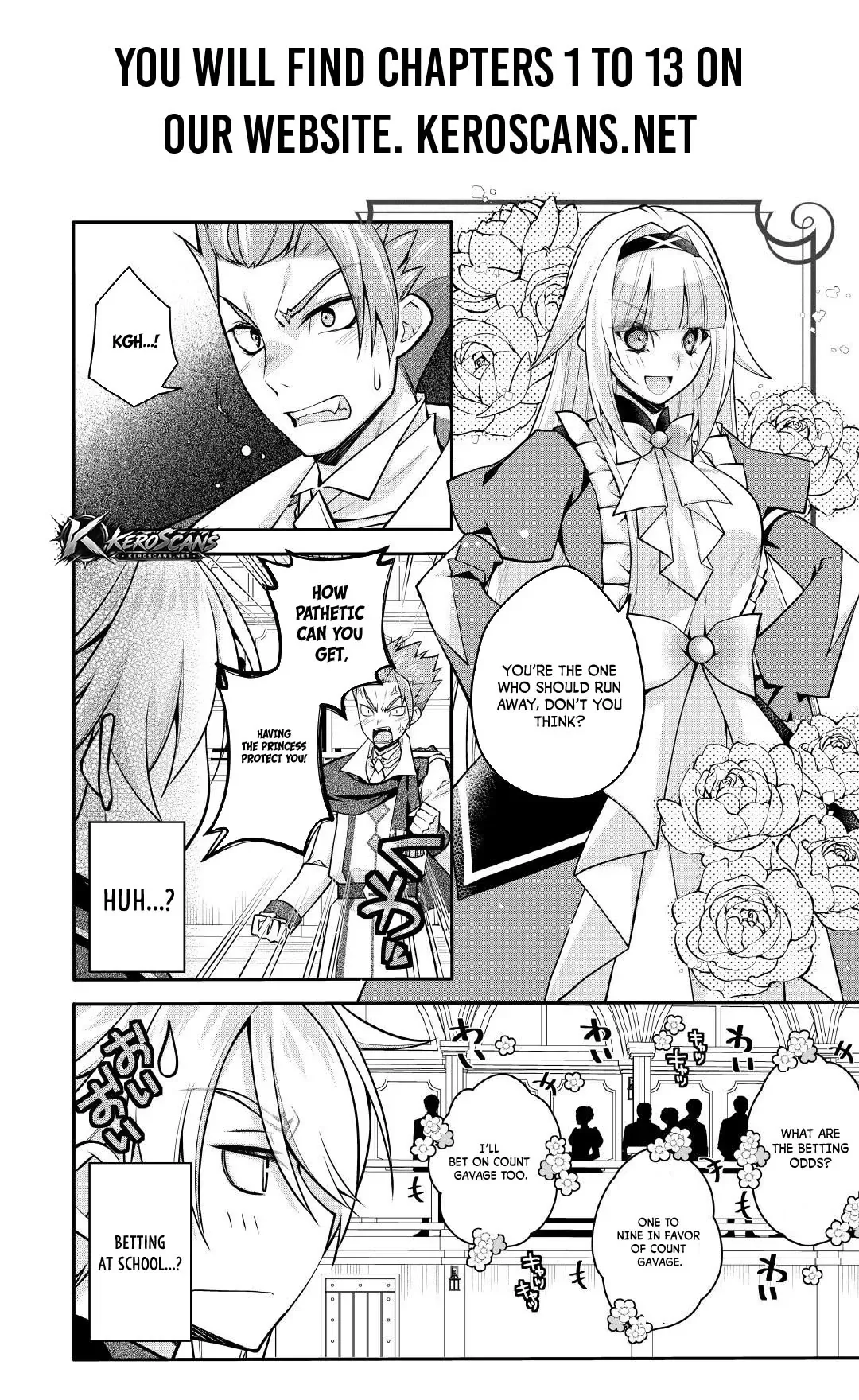 Joban de Bokorareru Kuzu Akuyaku Kizoku ni Tensei Shita Ore, Shinitakunakute Tsuyoku Nattara Shujinkou ni Kiraremashita Chapter 11.1 page 2