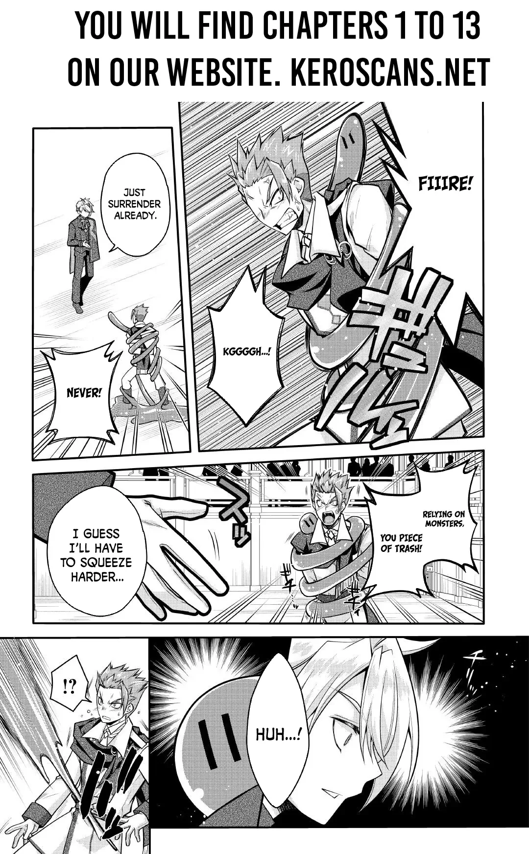 Joban de Bokorareru Kuzu Akuyaku Kizoku ni Tensei Shita Ore, Shinitakunakute Tsuyoku Nattara Shujinkou ni Kiraremashita Chapter 11.2 page 1