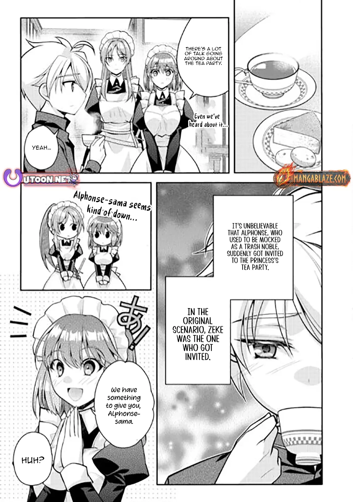 Joban de Bokorareru Kuzu Akuyaku Kizoku ni Tensei Shita Ore, Shinitakunakute Tsuyoku Nattara Shujinkou ni Kiraremashita Chapter 8.1 page 16