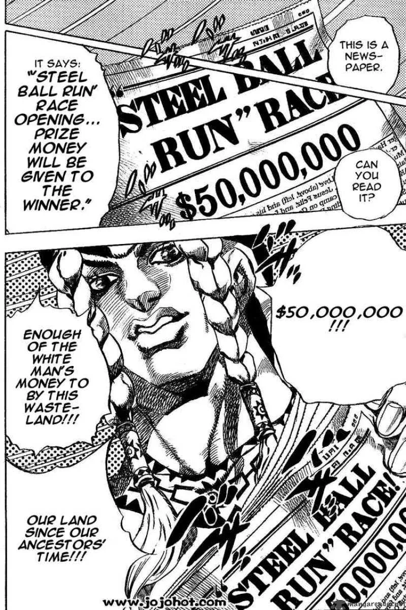 JoJos Bizarre Adventure - Steel Ball Run Chapter 1 page 25