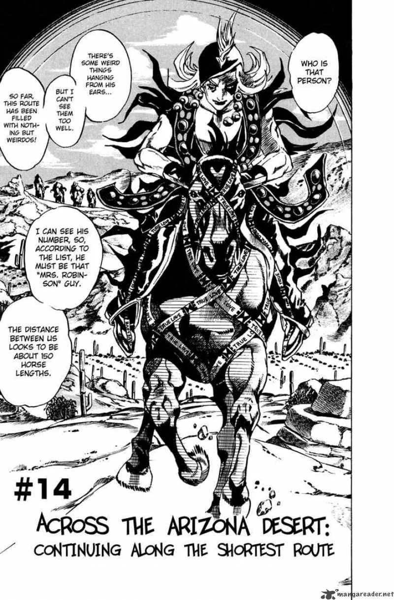 JoJos Bizarre Adventure - Steel Ball Run Chapter 14 page 1