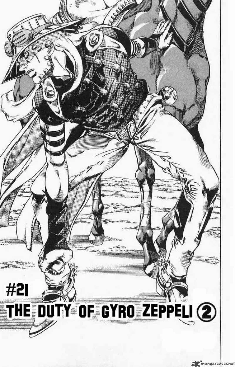 JoJos Bizarre Adventure - Steel Ball Run Chapter 21 page 1